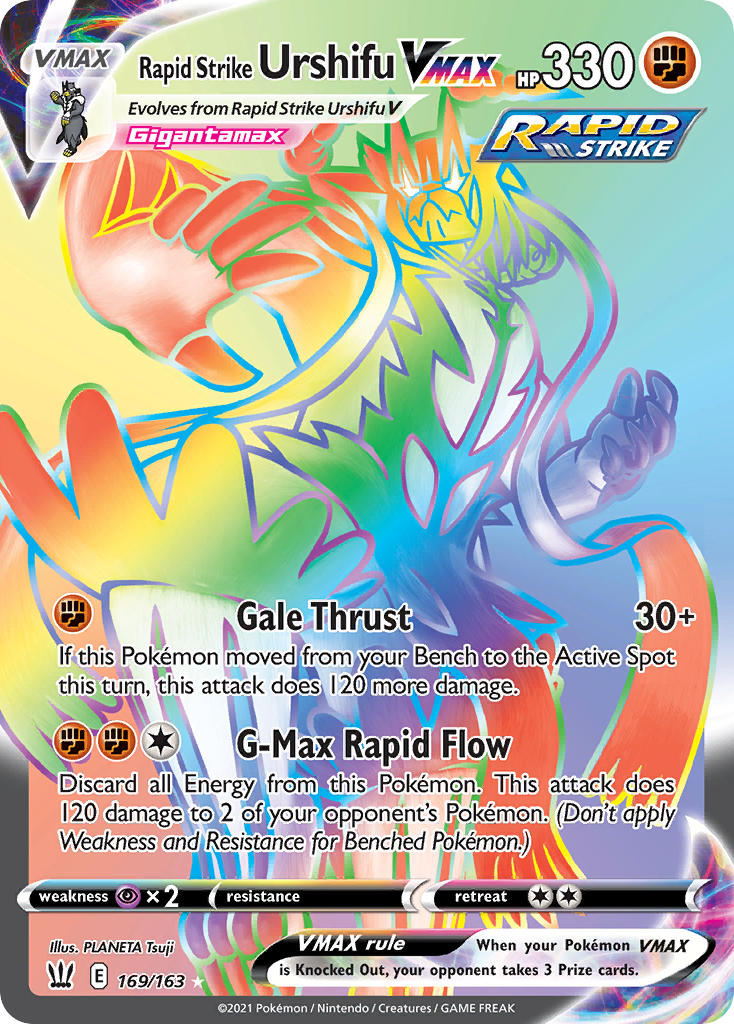 169/163  Rapid Strike Urshifu VMAX (Secret)
