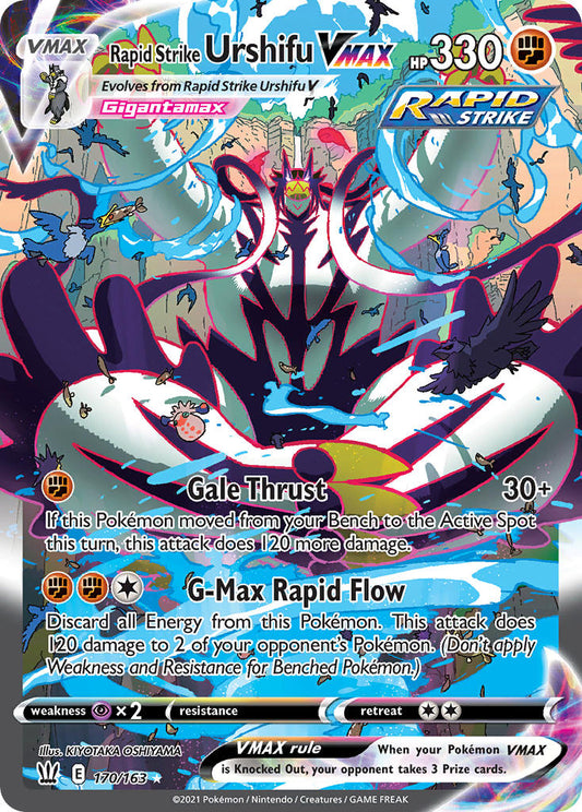 170/163  Rapid Strike Urshifu VMAX (Alternate Art Secret)