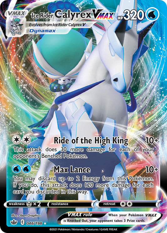 046/198  Ice Rider Calyrex VMAX