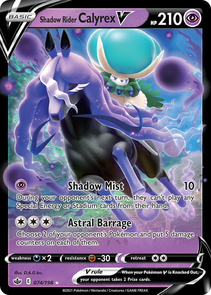 074/198  Shadow Rider Calyrex V