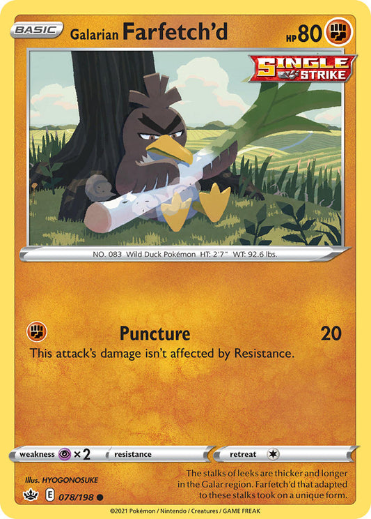 078/198  Galarian Farfetch'd