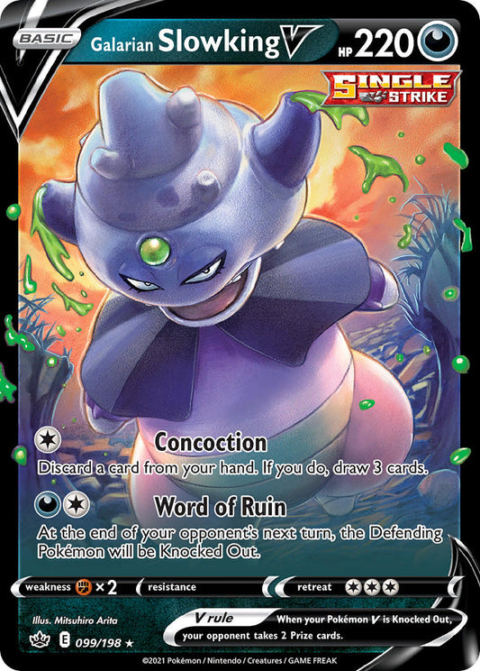 099/198  Galarian Slowking V