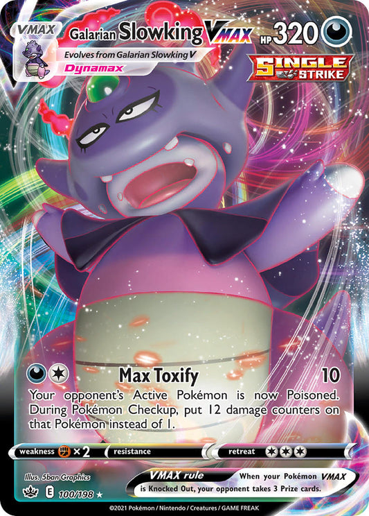 100/198  Galarian Slowking VMAX
