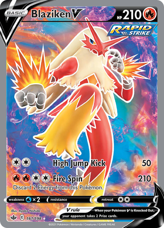 161/198  Blaziken V (Full Art)