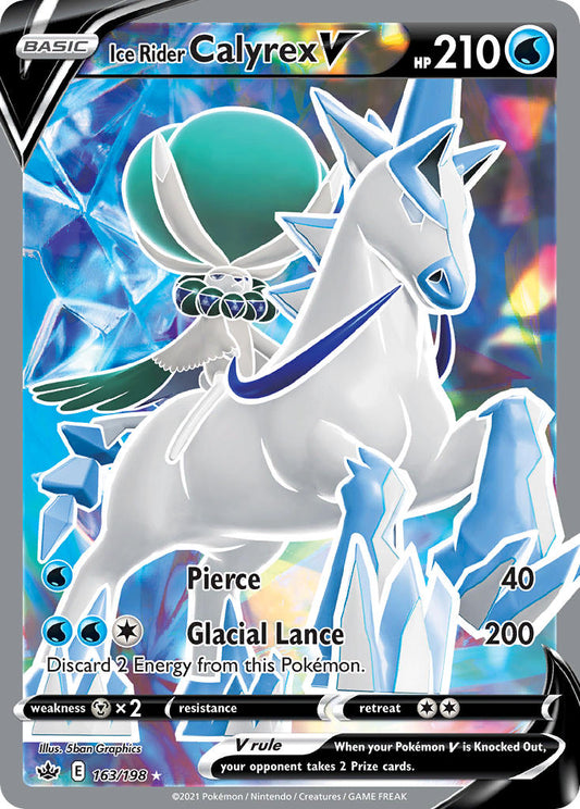 163/198  Ice Rider Calyrex V (Full Art)