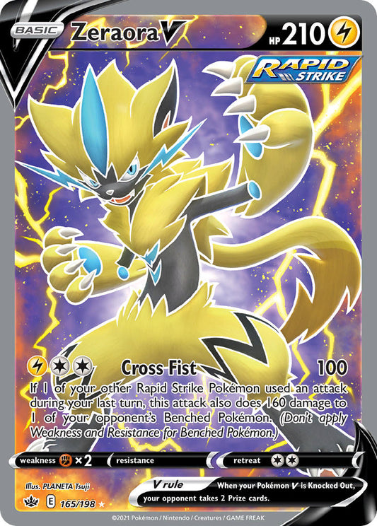 165/198  Zeraora V (Full Art)