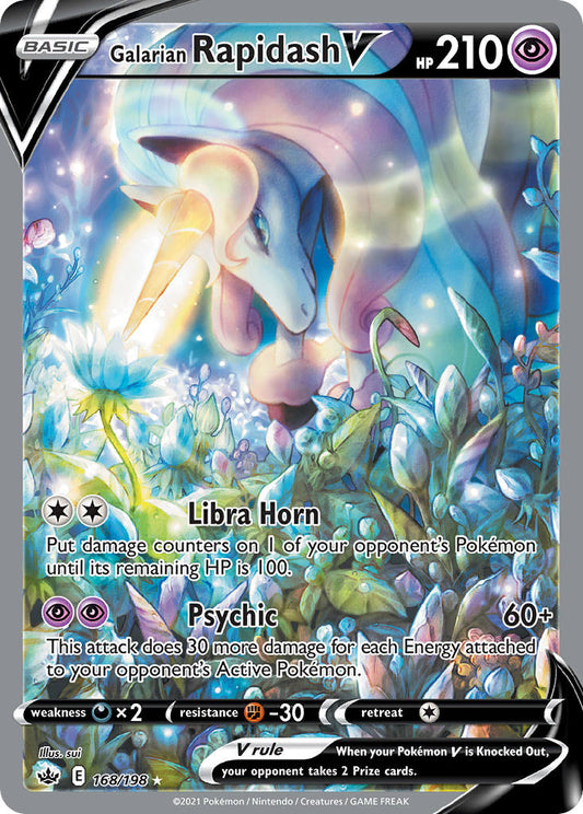 168/198  Galarian Rapidash V (Alternate Full Art)