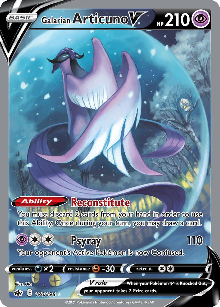 170/198  Galarian Articuno V (Alternate Full Art)