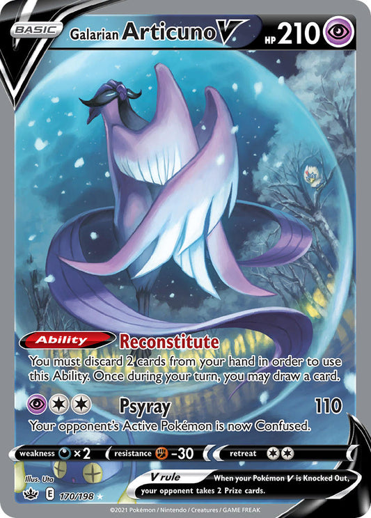 170/198  Galarian Articuno V (Alternate Full Art)