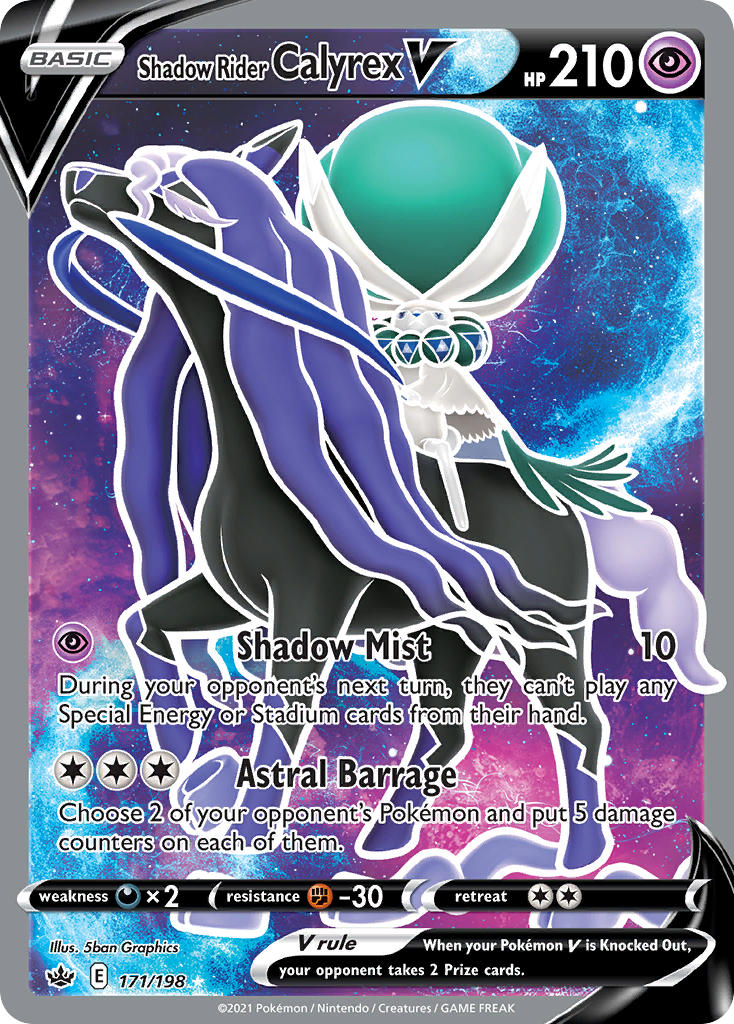 171/198  Shadow Rider Calyrex V (Full Art)