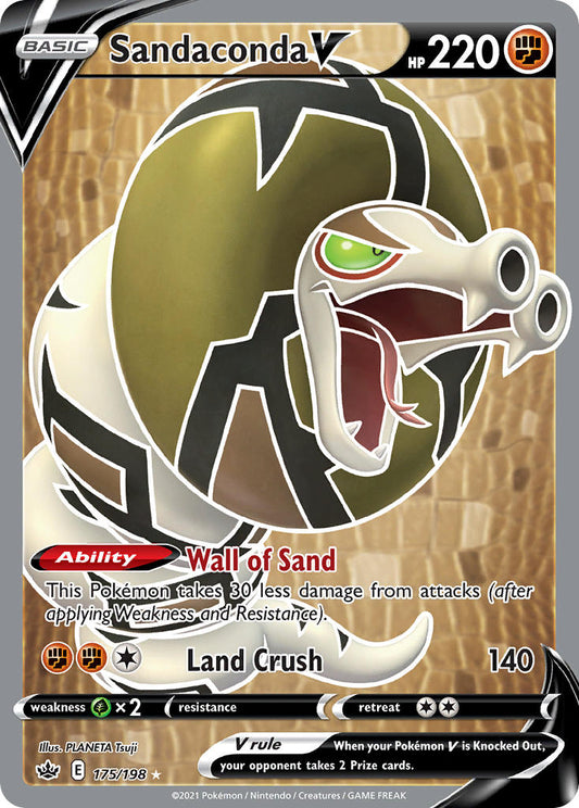 175/198  Sandaconda V (Full Art)