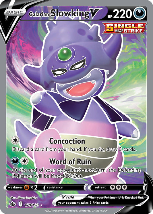 178/198  Galarian Slowking V (Full Art)