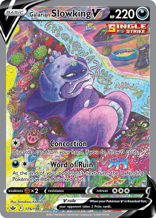 179/198  Galarian Slowking V (Alternate Full Art)