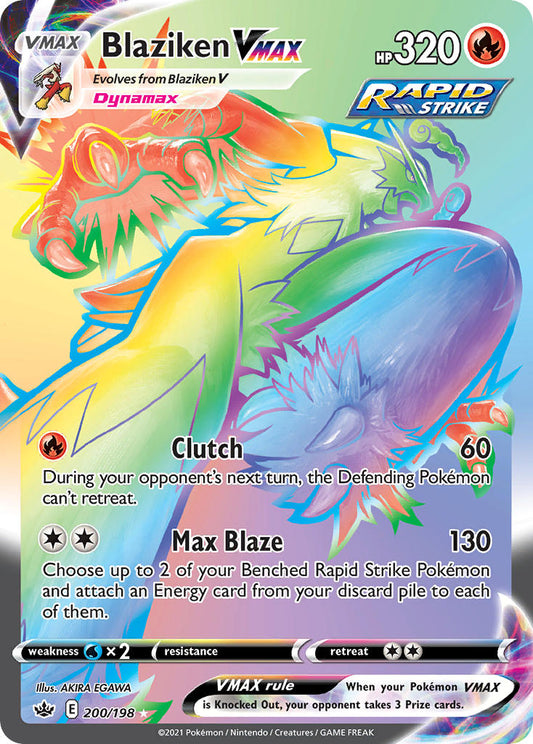 200/198  Blaziken VMAX (Secret)