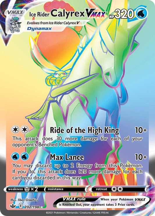202/198  Ice Rider Calyrex VMAX (Secret)