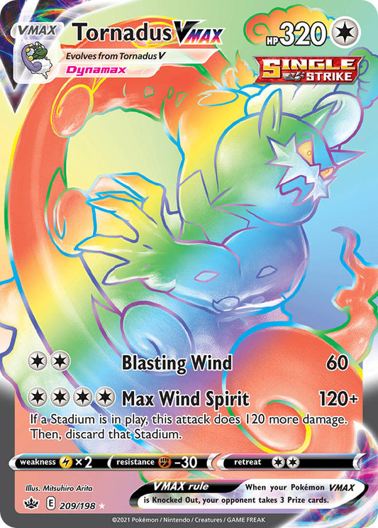 209/198  Tornadus VMAX (Secret)