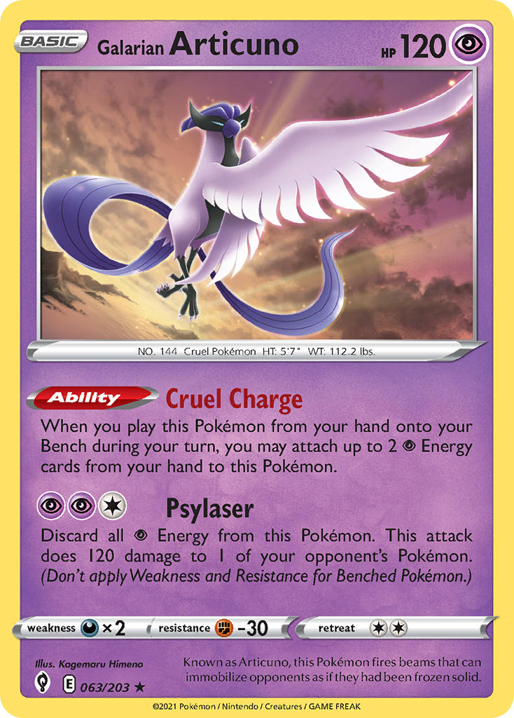 063/203  Galarian Articuno