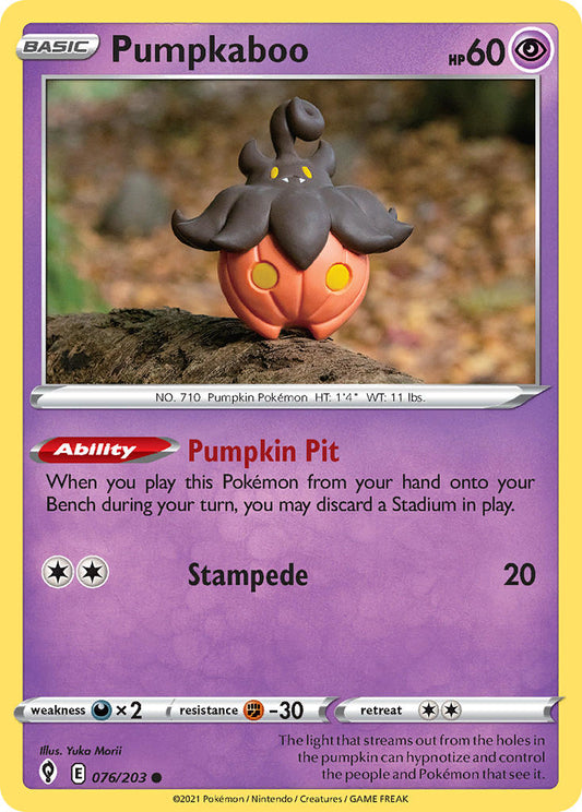 076/203  Pumpkaboo