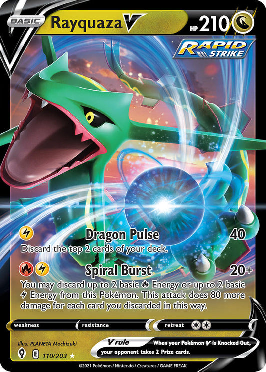 110/203  Rayquaza V