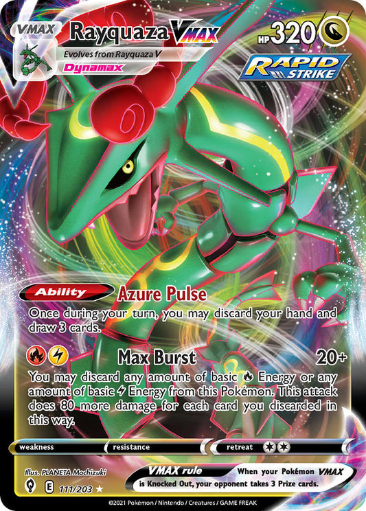 111/203  Rayquaza VMAX