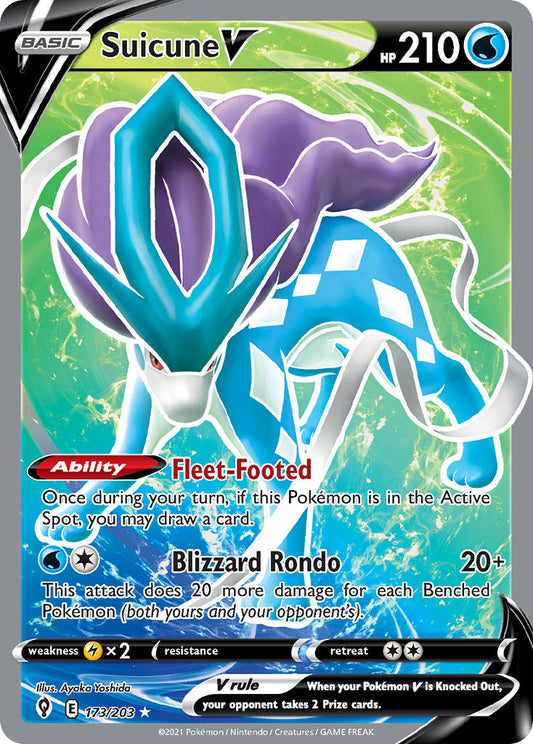 173/203  Suicune V (Full Art)