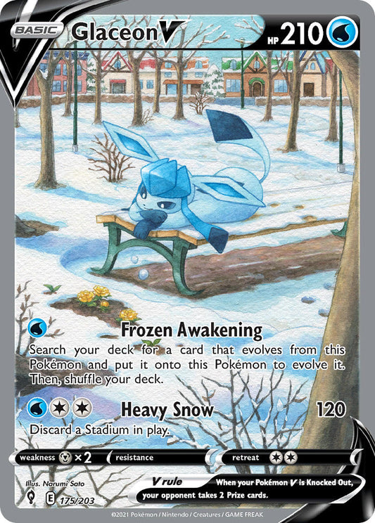 175/203  Glaceon V (Alternate Full Art)
