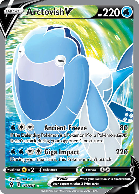 176/203  Arctovish V (Full Art)