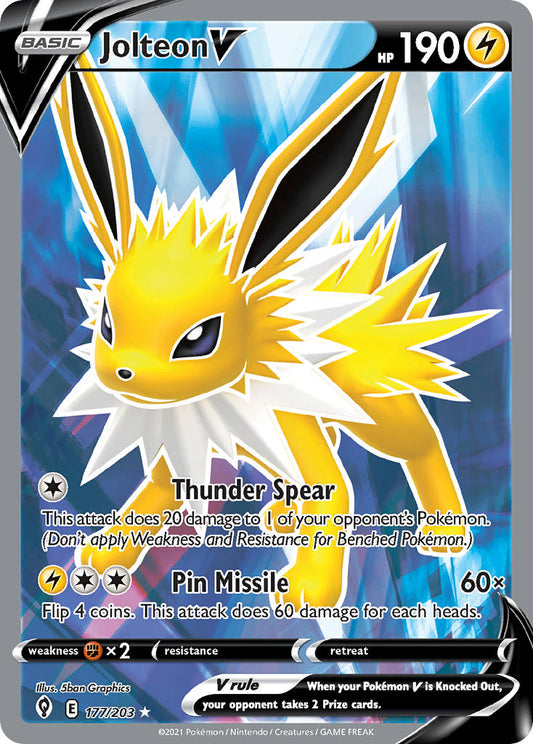 177/203  Jolteon V (Full Art)