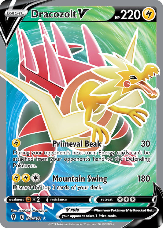 178/203  Dracozolt V (Full Art)