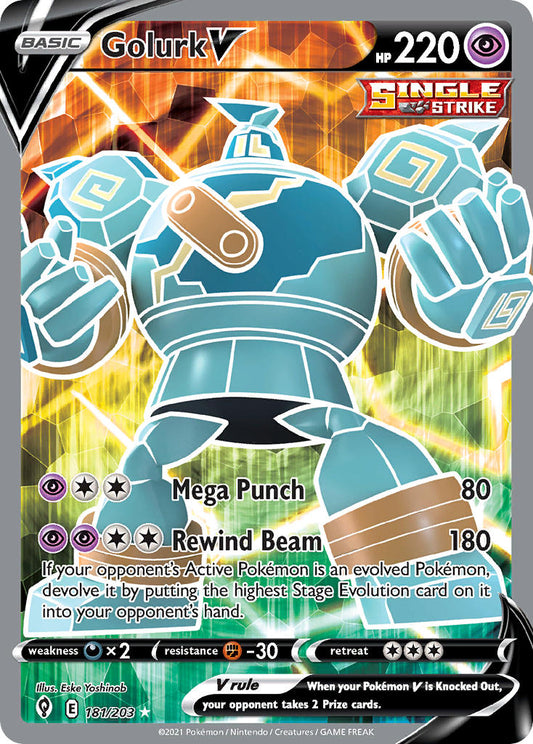 181/203  Golurk V (Full Art)