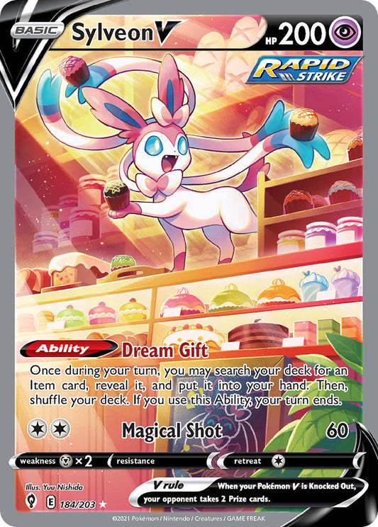184/203  Sylveon V (Alternate Full Art)