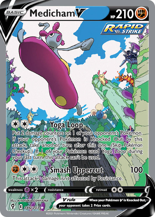 186/203  Medicham V (Alternate Full Art)