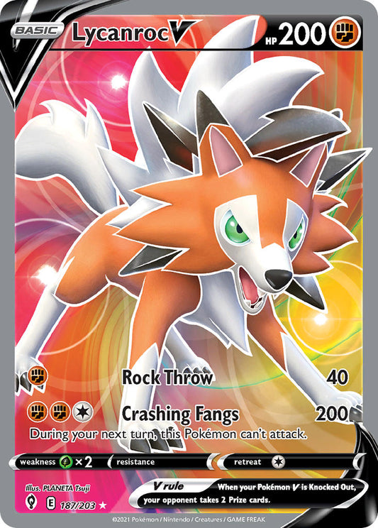 187/203  Lycanroc V (Full Art)