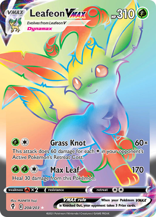204/203  Leafeon VMAX (Secret)