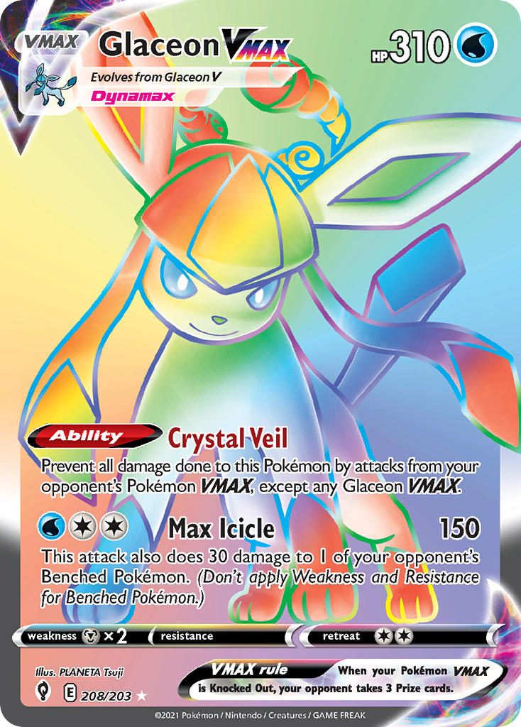 208/203  Glaceon VMAX (Secret)