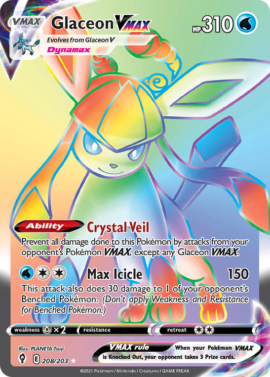208/203  Glaceon VMAX (Secret)