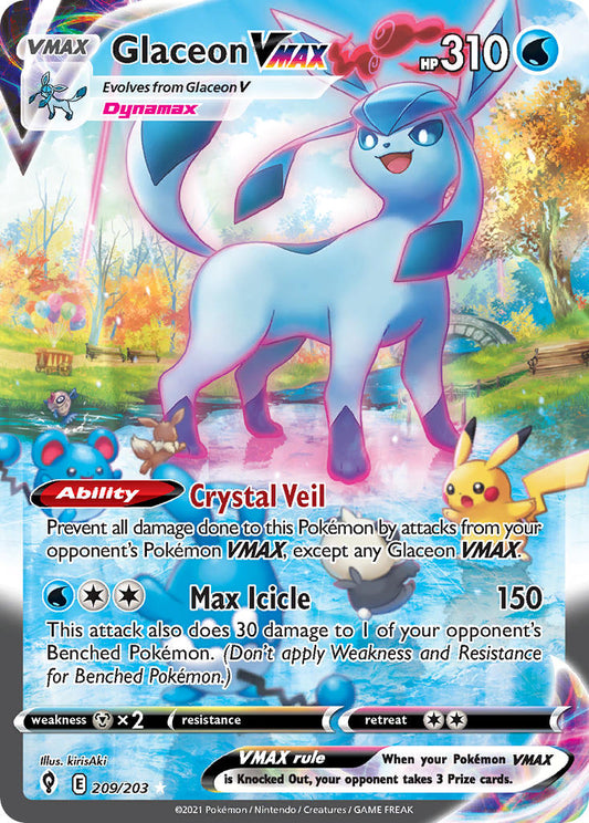 209/203  Glaceon VMAX (Alternate Art Secret)