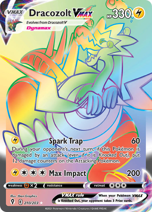210/203  Dracozolt VMAX (Secret)