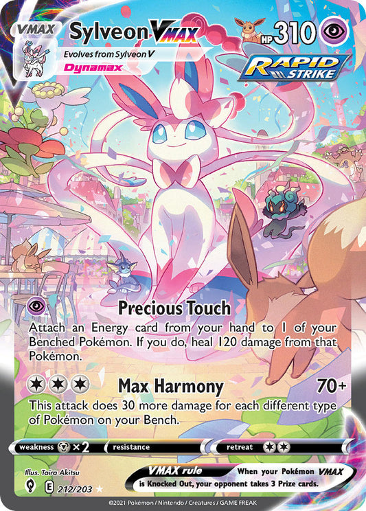 212/203  Sylveon VMAX (Alternate Art Secret)