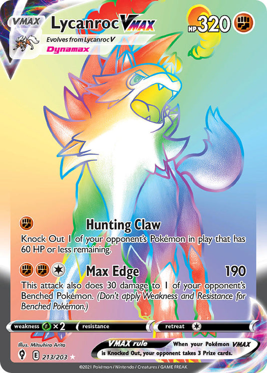 213/203  Lycanroc VMAX (Secret)