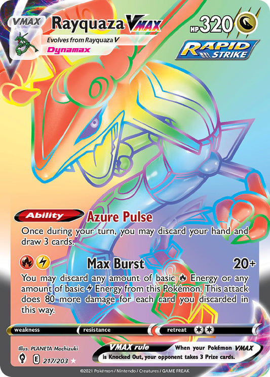 217/203  Rayquaza VMAX (Secret)