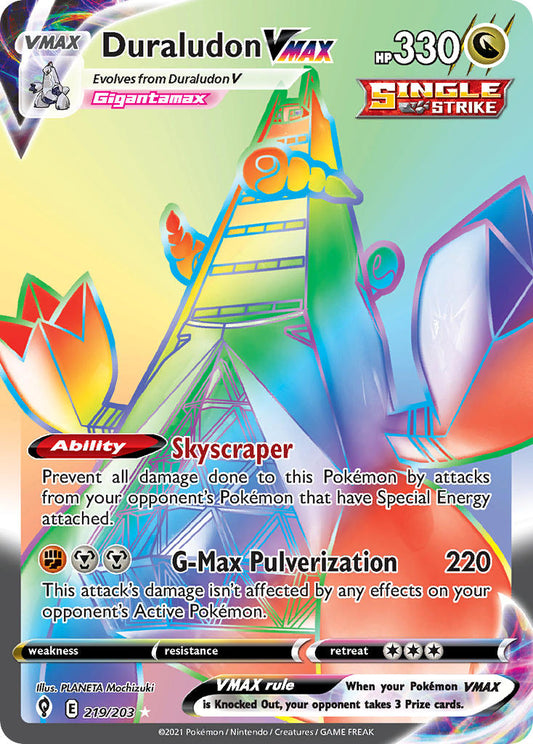 219/203  Duraludon VMAX (Secret)