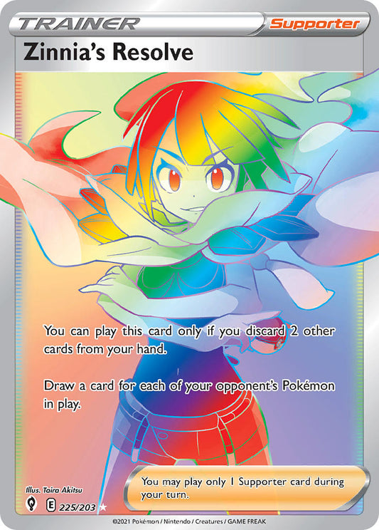 225/203  Zinnia's Resolve (Secret)