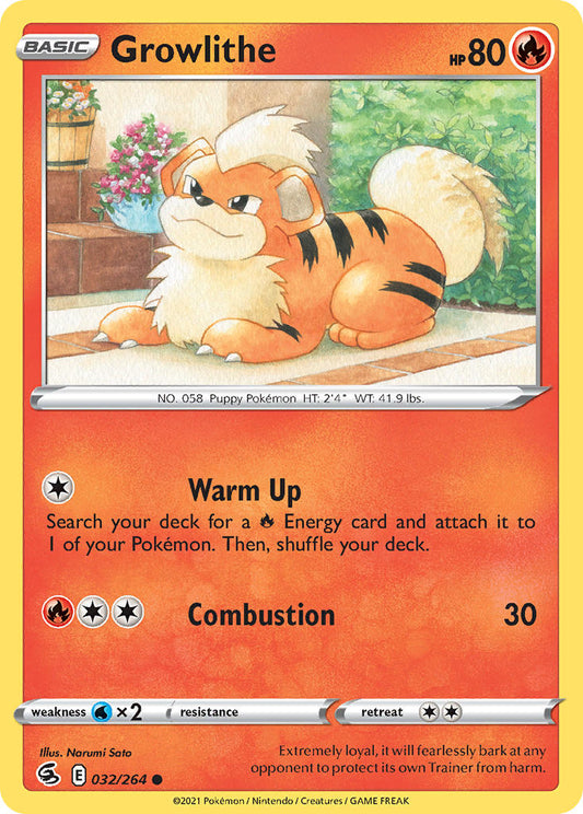 032/264  Growlithe