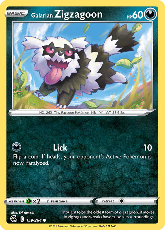 159/264  Galarian Zigzagoon