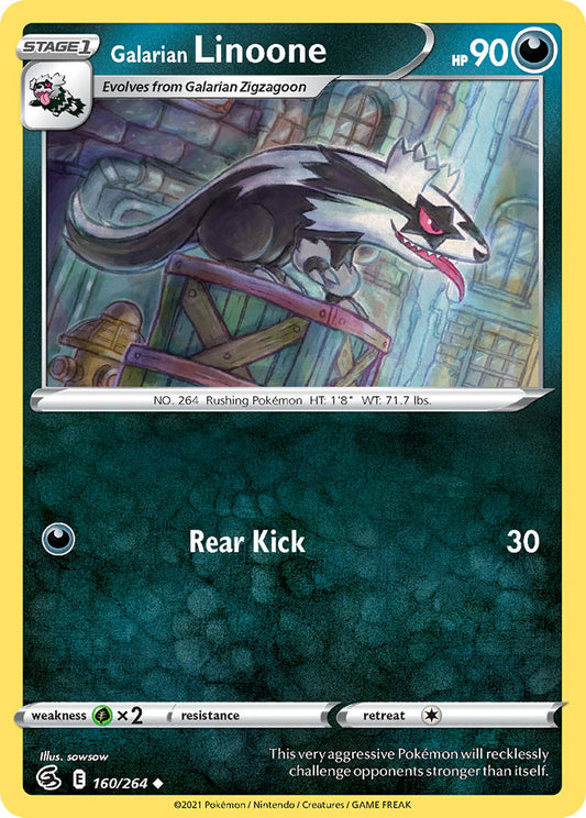 160/264  Galarian Linoone