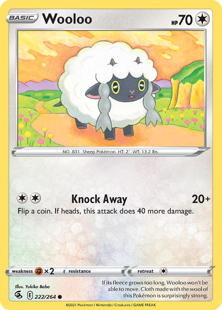222/264  Wooloo (222)