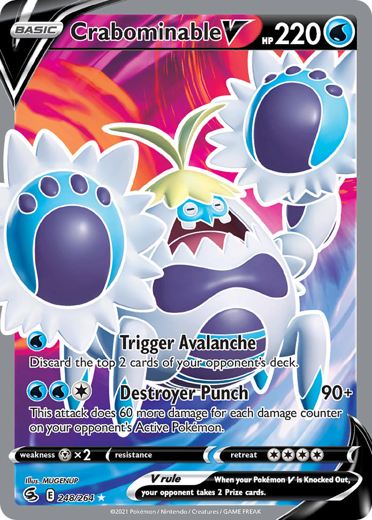 248/264  Crabominable V (Full Art)