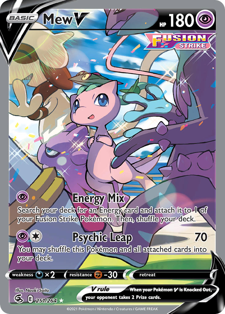 251/264  Mew V (Alternate Full Art)