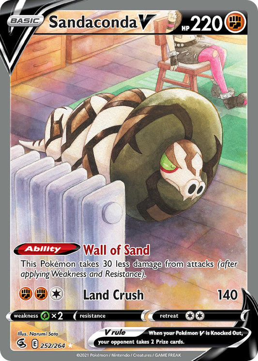252/264  Sandaconda V (Alternate Full Art)